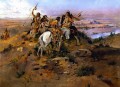 Los indios descubriendo a Lewis y Clark 1896 Charles Marion Russell